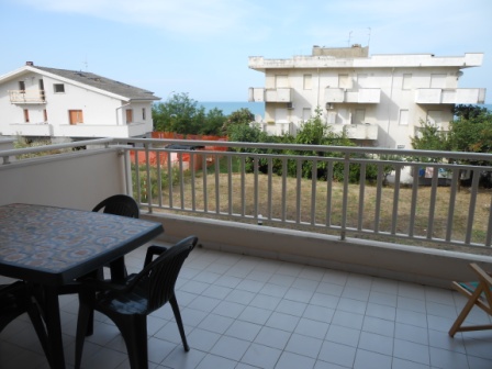 Sea view, 400 meters to sea, one bed finished apartment 