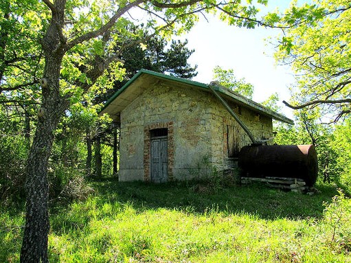 Isolated hermitage in the woods above Bomba.1